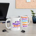 The Magnetic Woman Mug, Empowerment Coffee  Cup, Colorful Affirmation Mug, Retro Gift  for Women, Self Love Mug 11oz 15oz